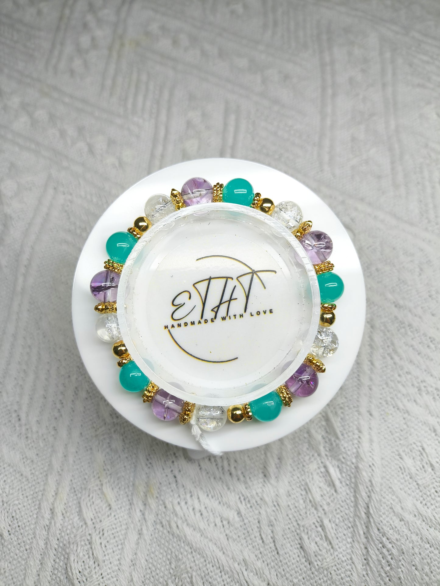 Himalayan Quartz • Purple Azeztulite • Amazonite