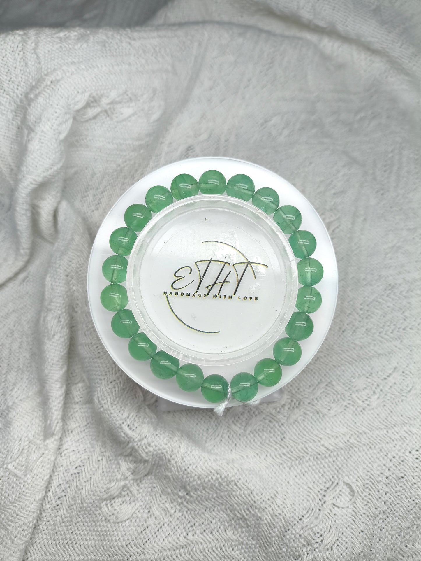 Green Fluorite • Crystal Bracelet