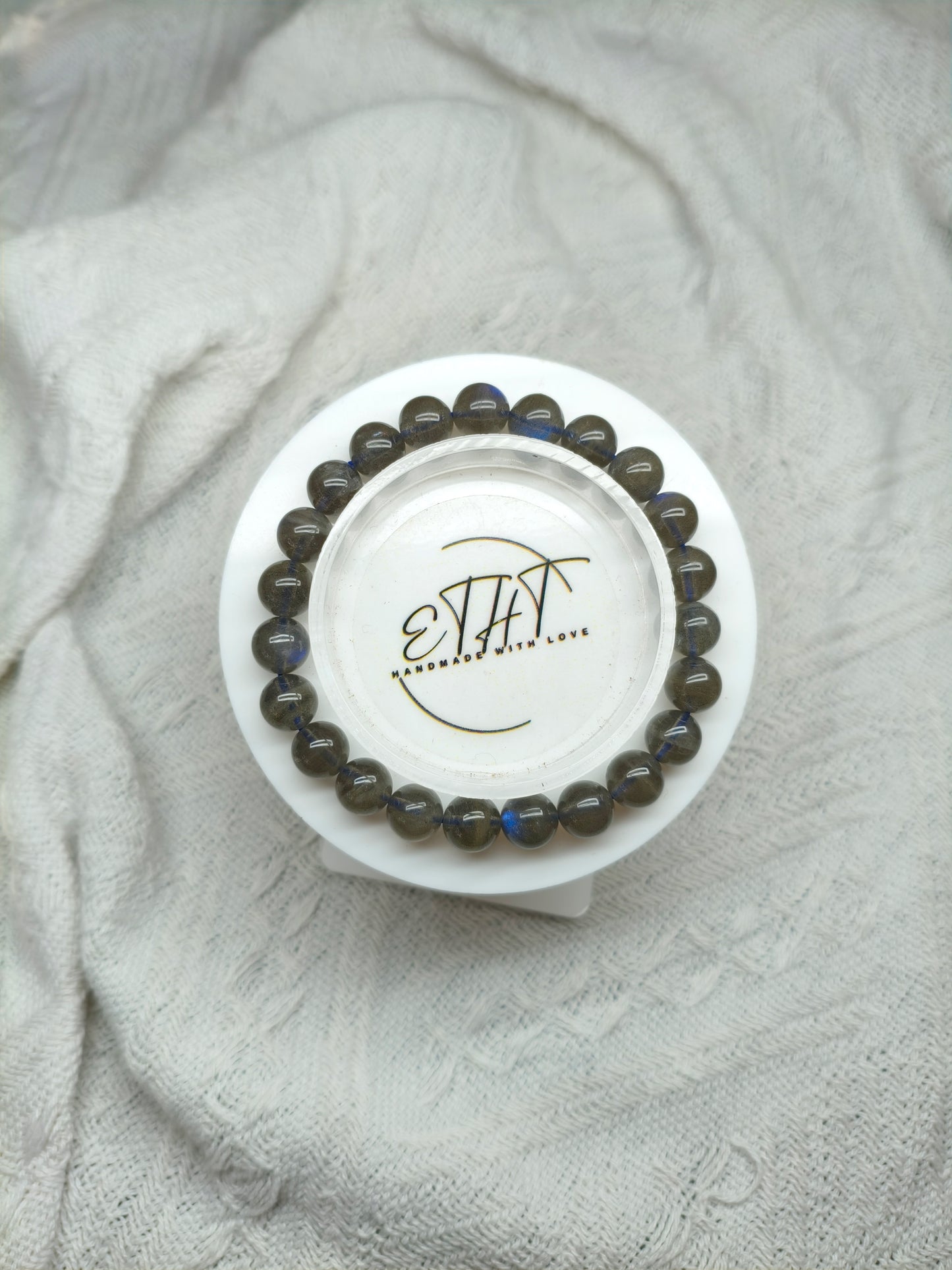 Labradorite • Blue Flash • Crystal Bracelet