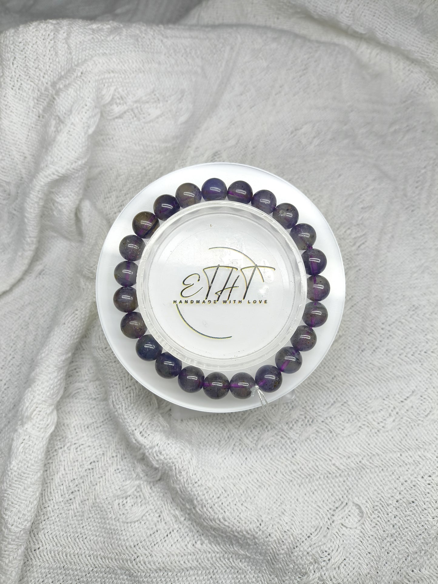 Iolite • Crystal Bracelet