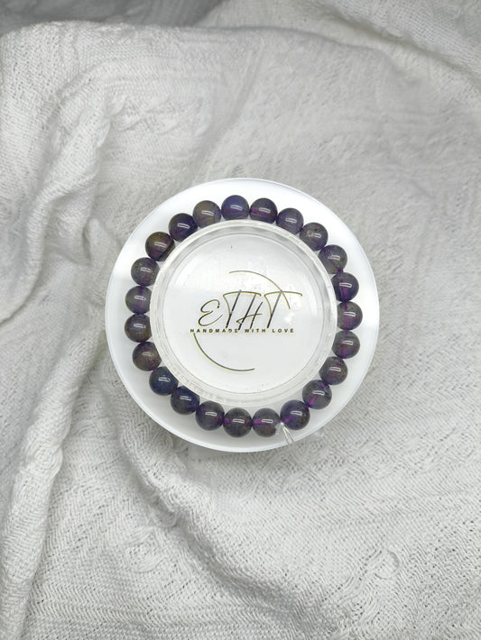 Iolite • Crystal Bracelet