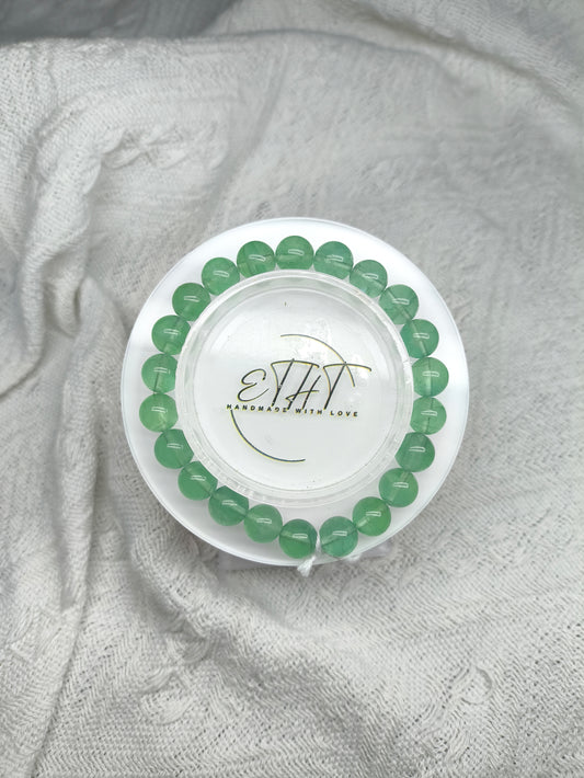 Green Fluorite • Crystal Bracelet