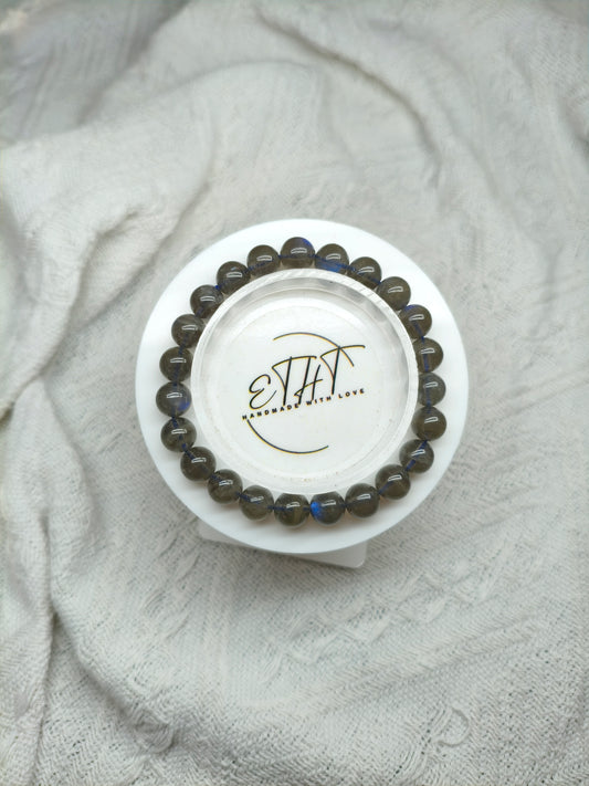 Labradorite • Blue Flash • Crystal Bracelet