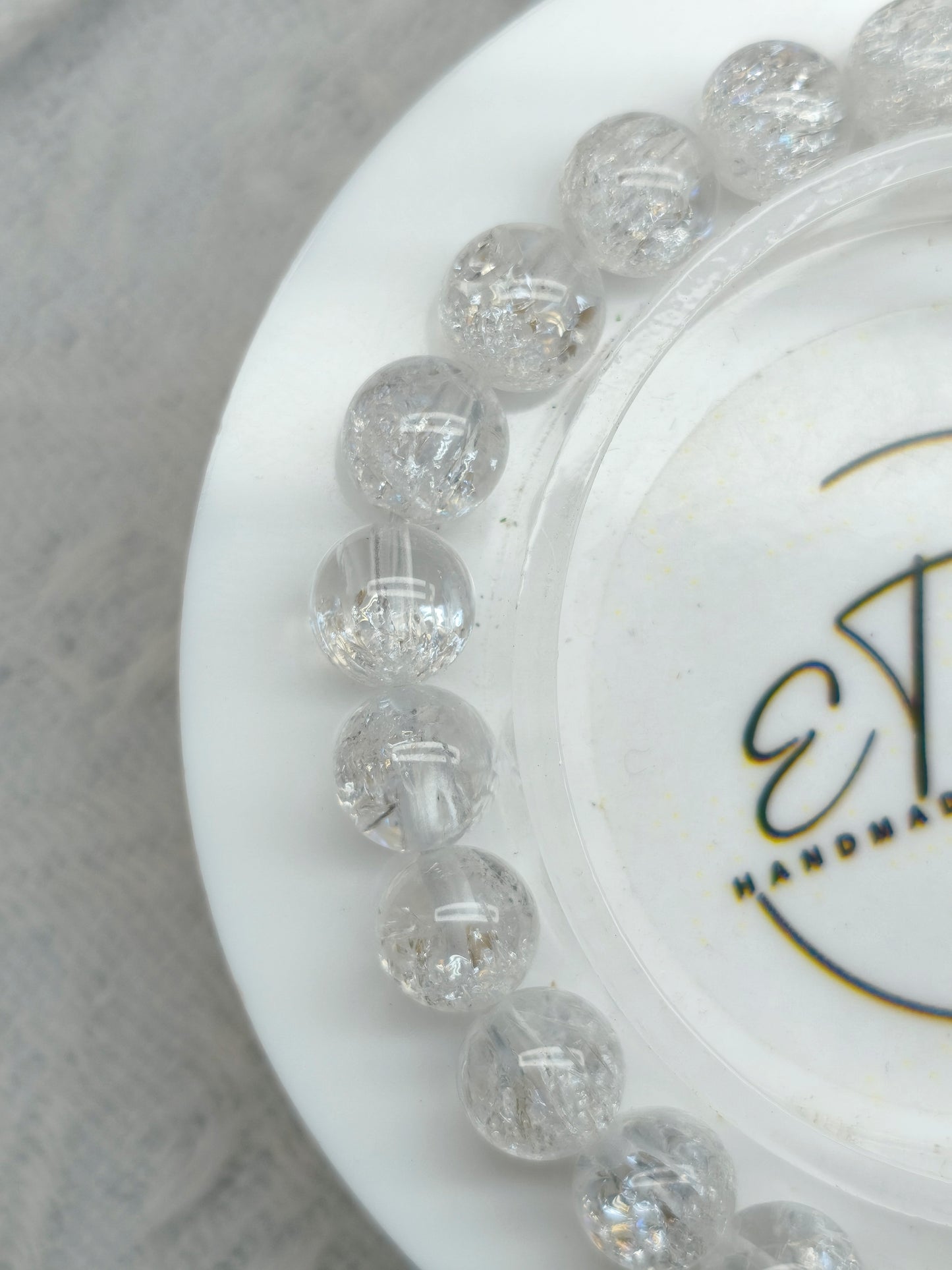 White Firework Super 7 • Crystal Bracelet