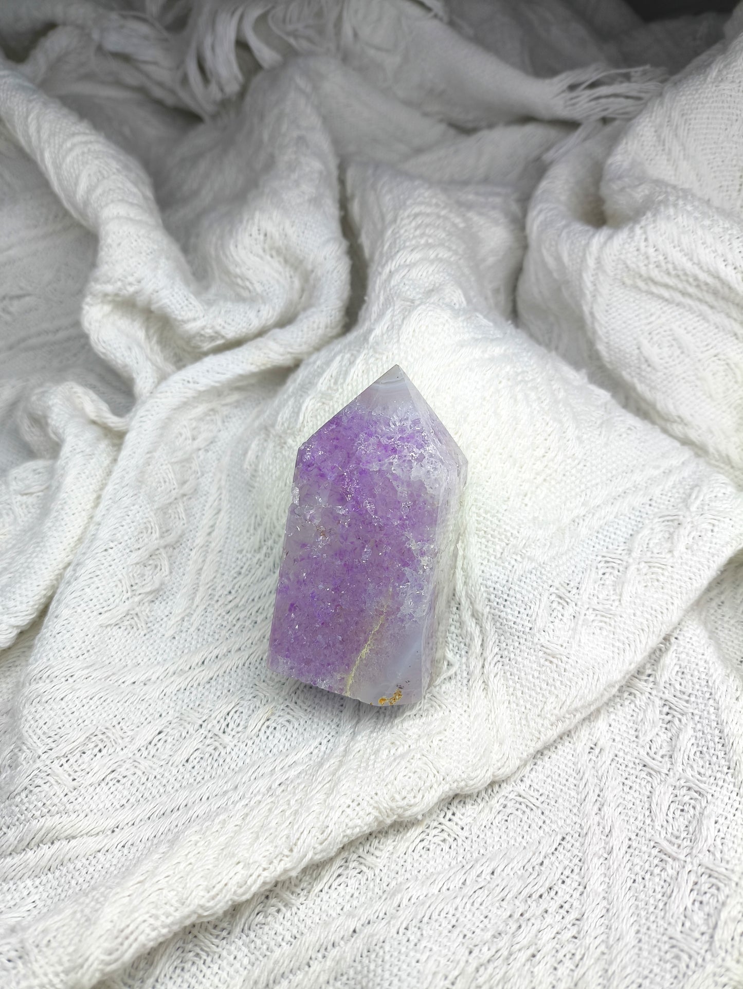 Amethyst Clear Quartz Tower