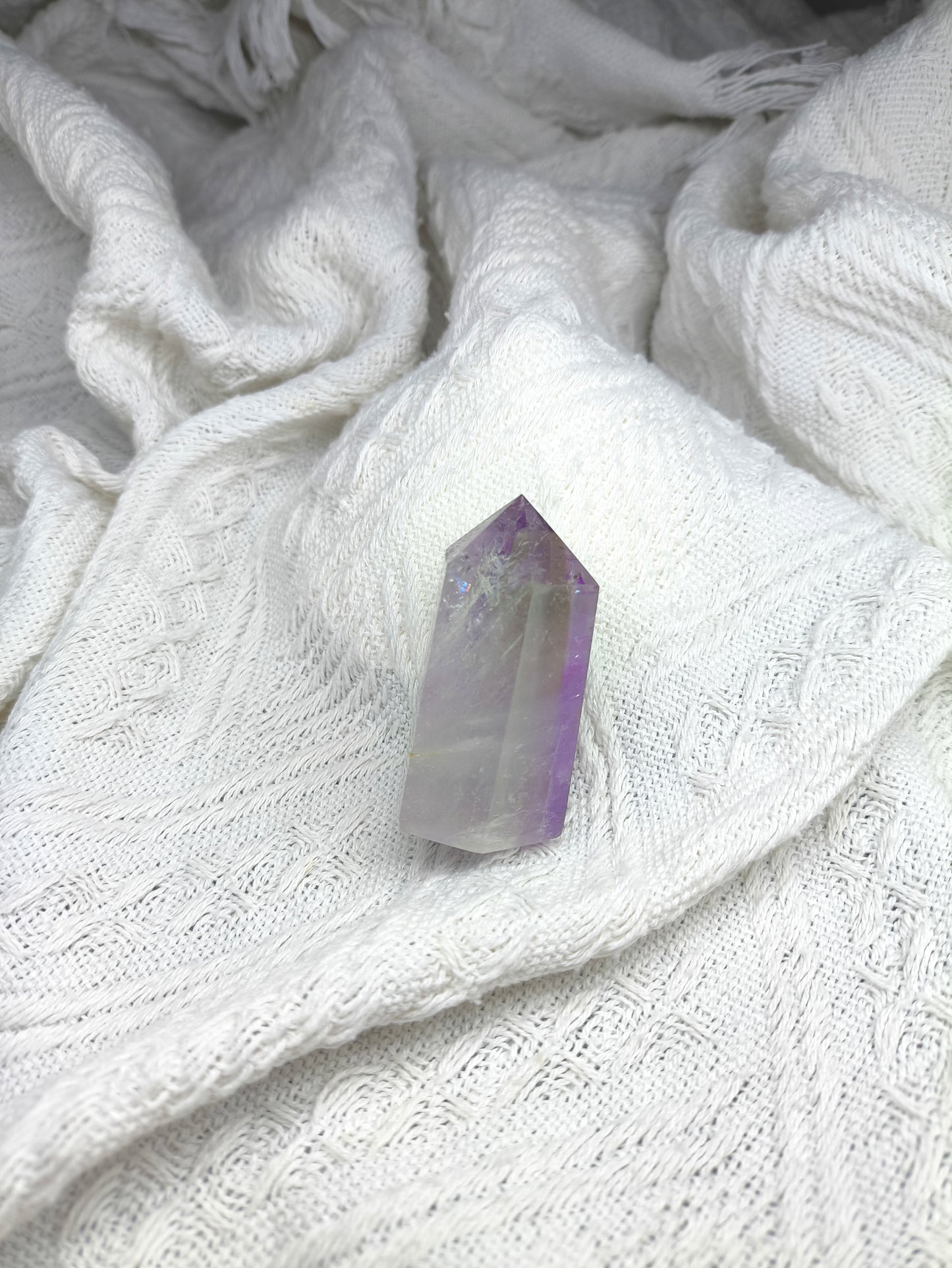 Amethyst Clear Quartz Tower
