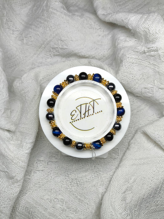 Blue Tiger Eye • Terahertz • Tourmaline